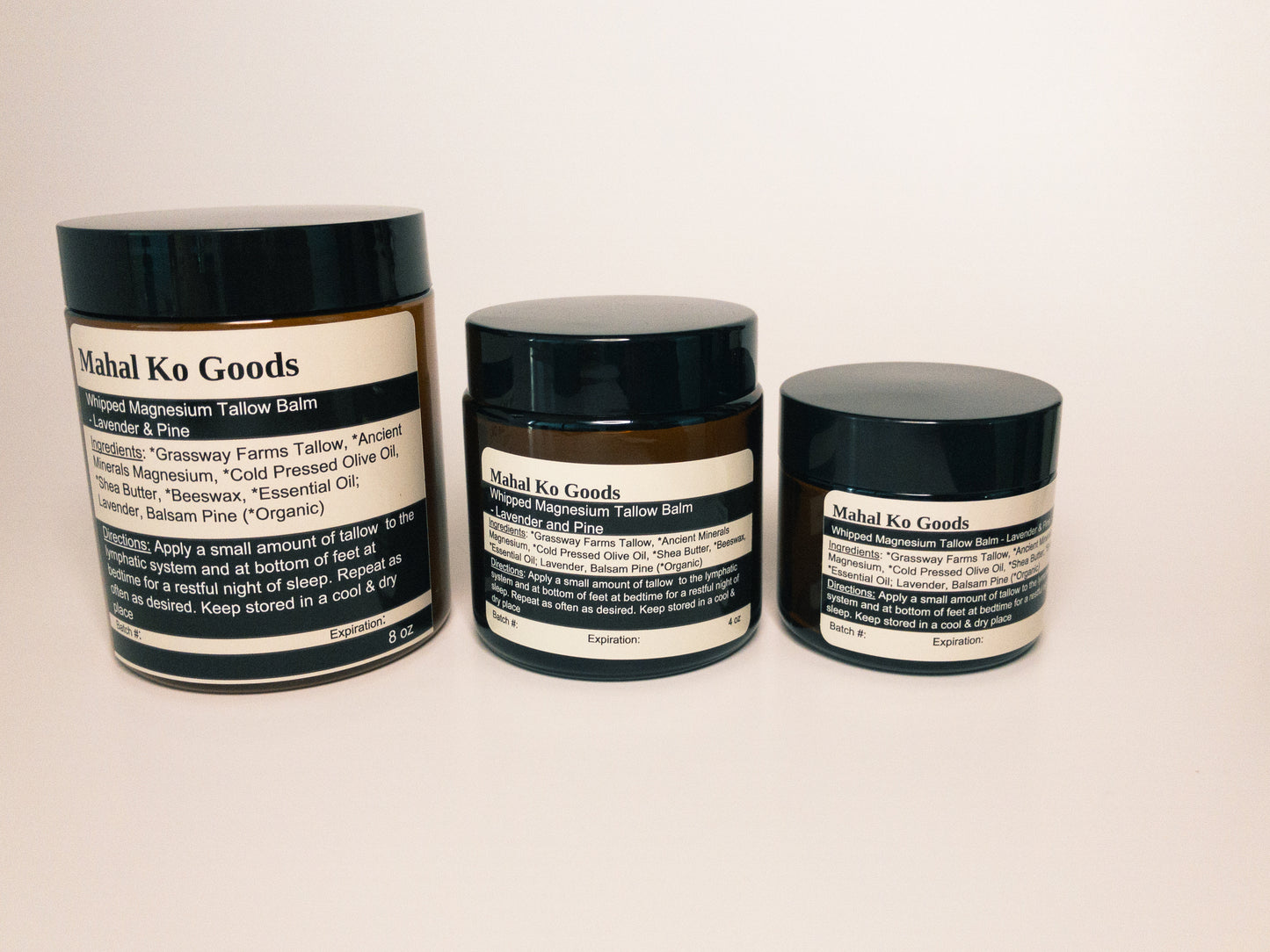 Whipped Magnesium Tallow Balm